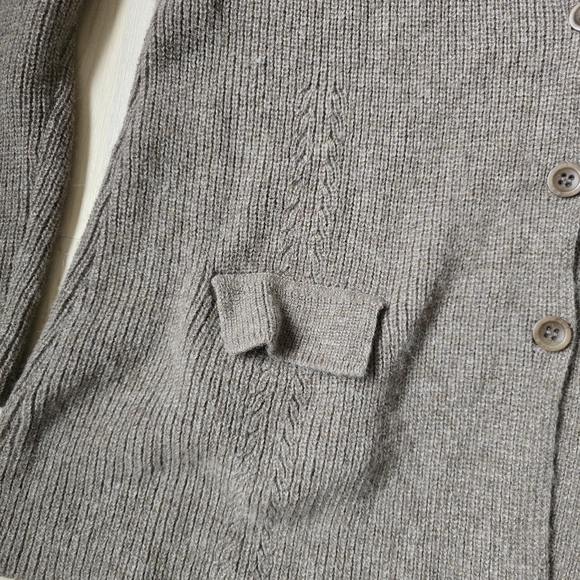 Eileen Fisher 100% Baby Alpaca Button Front Cardigan Size XL - Picture 6 of 12
